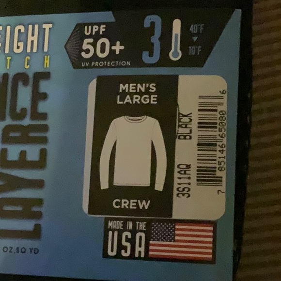 Polarmax 3.0 SUPER MIDWEIGHT CREW - Black - Picture 9 of 11